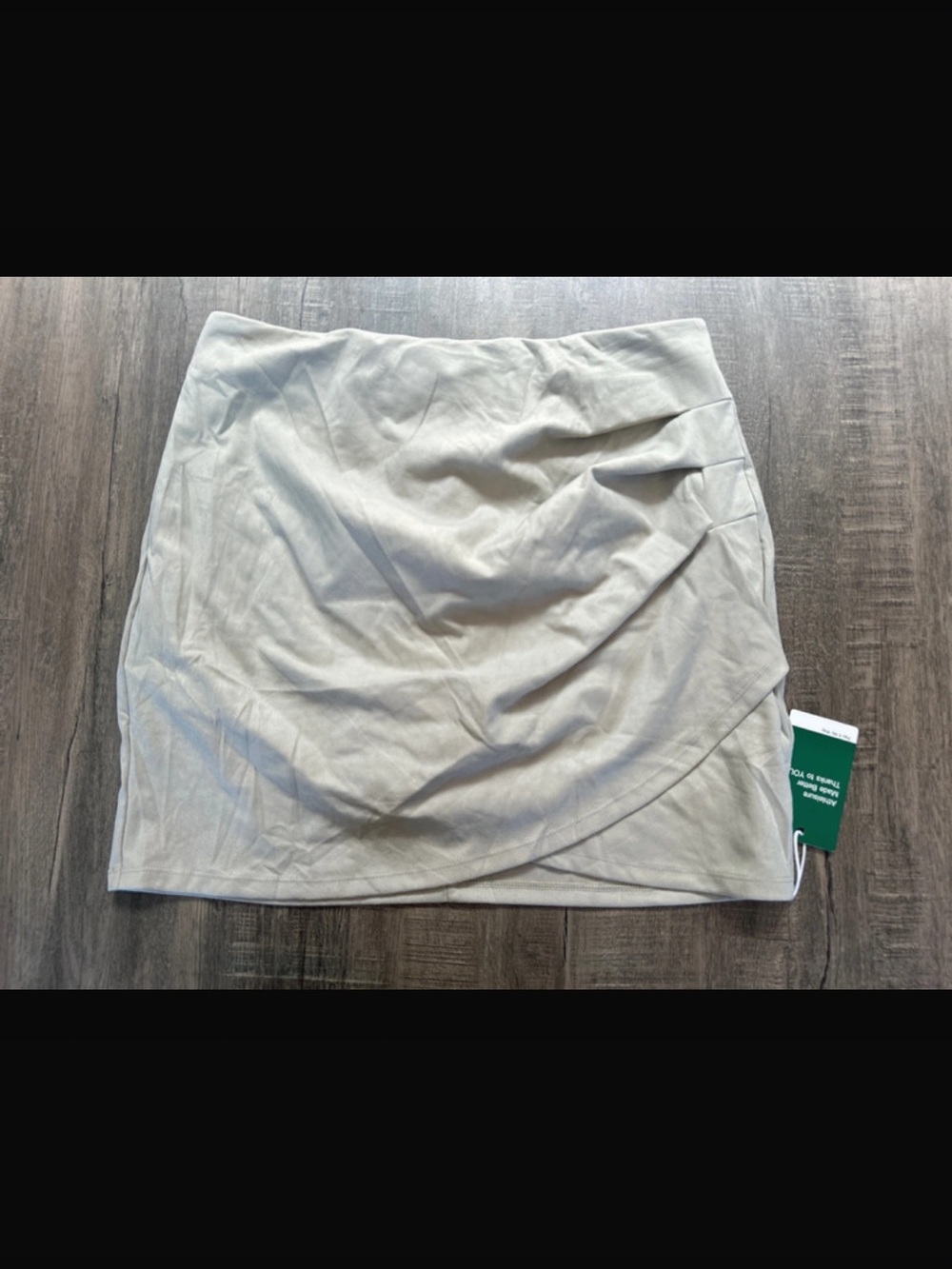 Women's Draped Dusty Green Skirt